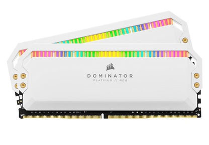 (LS)Corsair Dominator Platinum RGB 16GB (2x8GB) DDR4 3600MHz C18 1.35V UDIMM XMP 2.0 White Heatsp... - Image 2