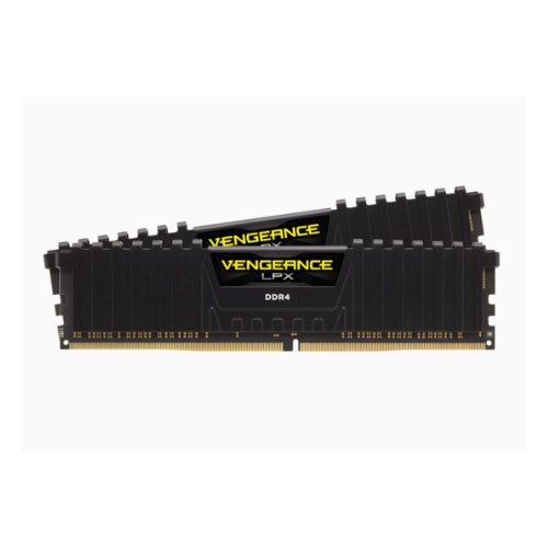 Corsair Vengeance LPX 16GB (2x8GB) DDR4 2666MHz C16 Desktop Gaming Memory Black - AMD Ryzen - Image 2
