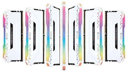 Corsair Vengeance RGB PRO 16GB (2x8GB) DDR4 3200MHz C16 Desktop Gaming Memory White - Image 4