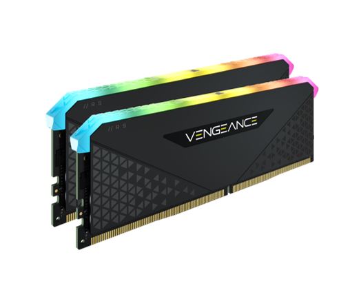 (LS)Corsair Vengeance RGB RS 16GB (2X8GB) DDR4 3600MHz C18 18-22-22-42 Black Heatspreader Desktop Gaming Memory