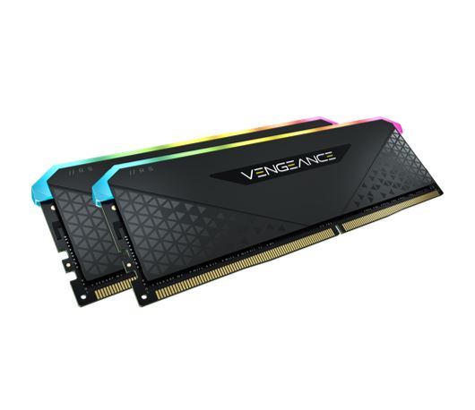 (LS)Corsair Vengeance RGB RS 16GB (2X8GB) DDR4 3600MHz C18 18-22-22-42 Black Heatspreader Desktop Gaming Memory