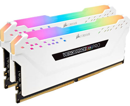 (LS)Corsair Vengeance RGB PRO 32GB (2x16GB) DDR4 3200MHz C16 Desktop Gaming Memory White