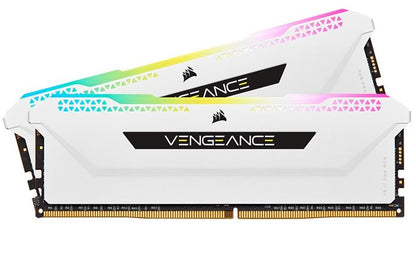 Corsair Vengeance RGB PRO SL 32GB (2x16GB) DDR4 3600Mhz C18 White Heatspreader Desktop Gaming Memory - Image 2