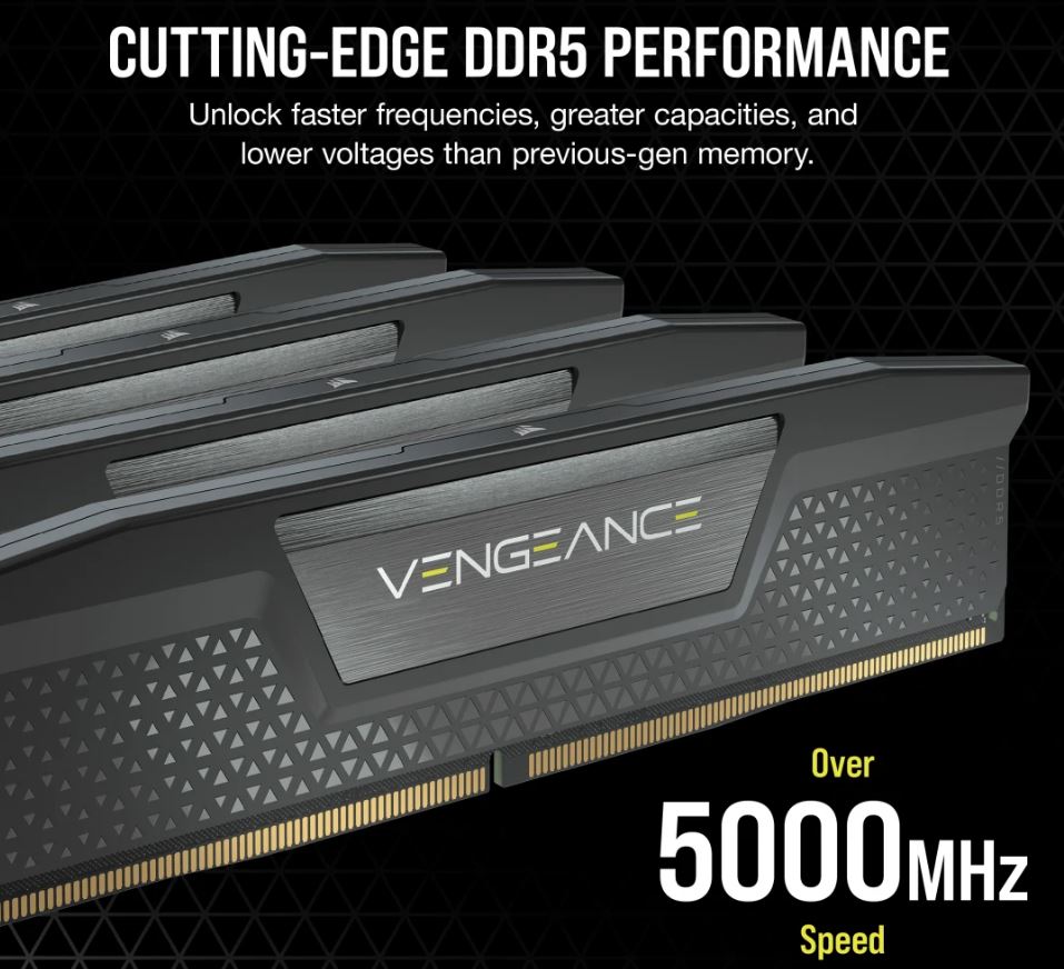 Corsair Vengeance 32GB (2x16GB) DDR5 DRAM 6400MT/s CL36 Memory Kit  Intel 800 Series, AMD 600 Series - Image 3