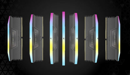 Corsair Vengeance RGB 32GB (2x16GB) DDR5 DRAM 6000MT/s CL36 AMD EXPO  Intel XMP Memory Kit - Image 3