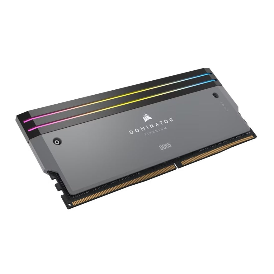 DOMINATOR® TITANIUM RGB 64GB (2x32GB) DDR5 DRAM 6000MT/s CL30 AMD EXPO  Intel XMP Memory Kit — Grey - Image 4