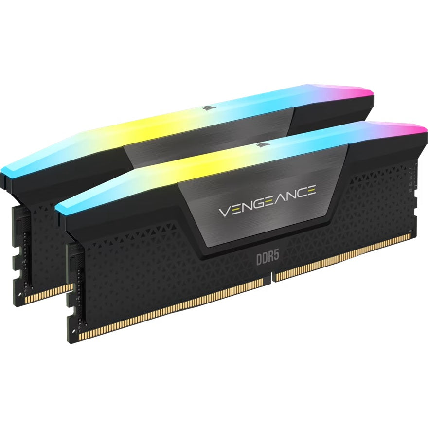 Corsair VENGEANCE® RGB 128GB (2x64GB) DDR5 DRAM 6400MT/s CL42 Intel XMP Memory Kit - Image 2