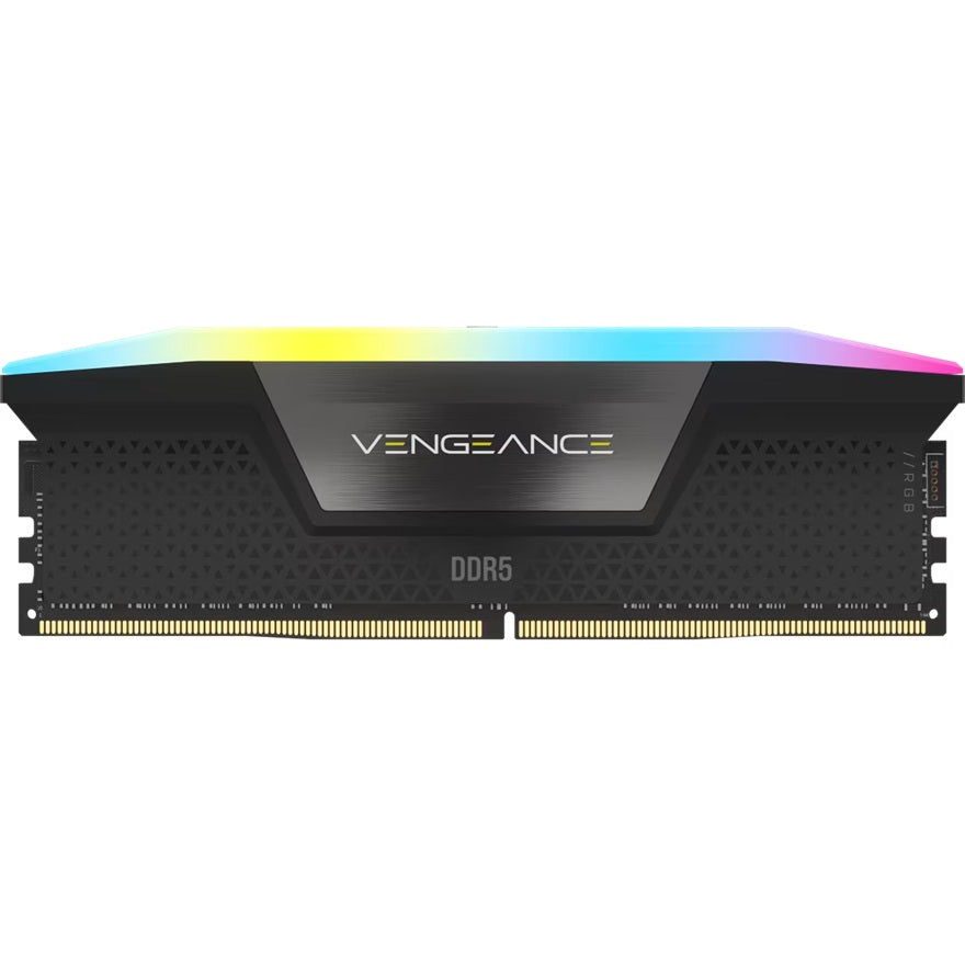 Corsair VENGEANCE® RGB 128GB (2x64GB) DDR5 DRAM 6400MT/s CL42 Intel XMP Memory Kit - Image 3