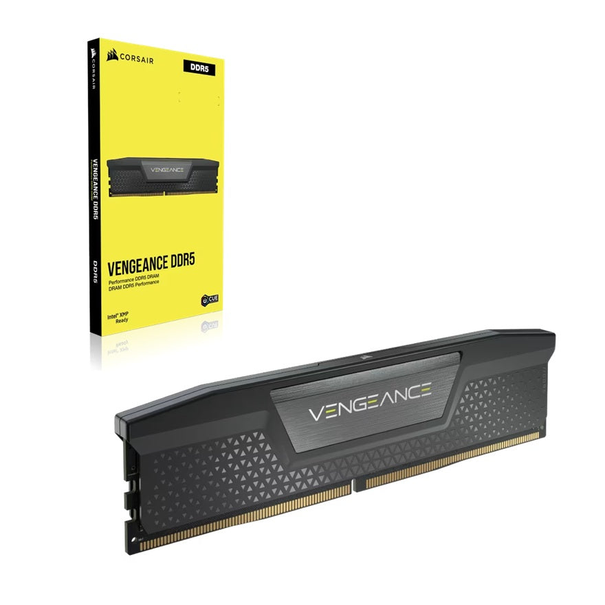 Corsair VENGEANCE® RGB 128GB (2x64GB) DDR5 6000MHz CL40-50-50-96 1.35V Intel XMP 3.0 Computer Mem...