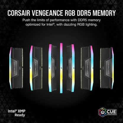 CORSAIR Vengeance RGB 32GB (2 x 16GB) 288-Pin PC RAM DDR5 6000 (PC5 48000) Desktop Memory - Image 4