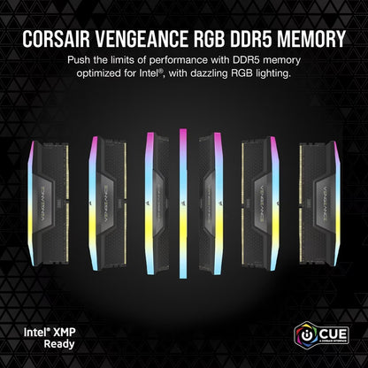 Corsair VENGEANCE® VENGEANCE® RGB 64GB (2x32GB) DDR5 DRAM 6400MT/s CL42 Intel XMP Memory Kit - Image 3