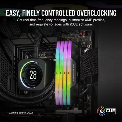 Corsair VENGEANCE® VENGEANCE® RGB 64GB (2x32GB) DDR5 DRAM 6400MT/s CL42 Intel XMP Memory Kit - Image 4