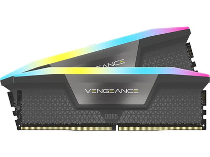 Corsair VENGEANCE® RGB 64GB (2 x 32GB) 288-Pin PC RAM DDR5 6000 (PC5 48000) Desktop Memory