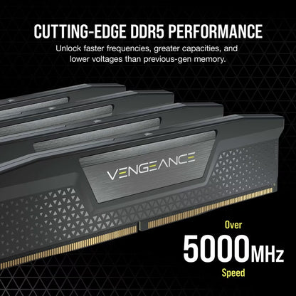 Corsair VENGEANCE® 64GB (2x32GB) DDR5 DRAM 6400MT/s CL42 Intel XMP Memory Kit - Black - Image 4