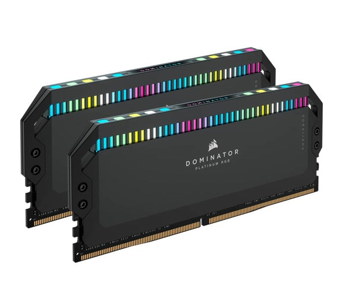Corsair DOMINATOR® Platinum RGB 64GB (4x16GB) DDR5 UDIMM 6600Mhz C32 1.1V Black Desktop PC Gaming...