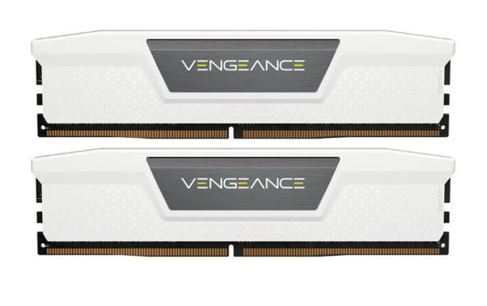 Corsair Vengeance 32GB (2x16GB) DDR5 UDIMM 5600Mhz C40 1.25V White Desktop PC Gaming Memory