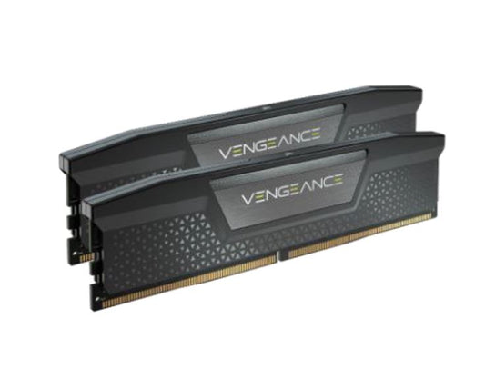 Corsai Vengeance 64GB (2x32GB) DDR5 UDIMM 5600MHz CL40 40-40-40-77 1.25V XMP3.0 for Intel 600/700 Series Black Heatspreader Desktop Gaming Memory