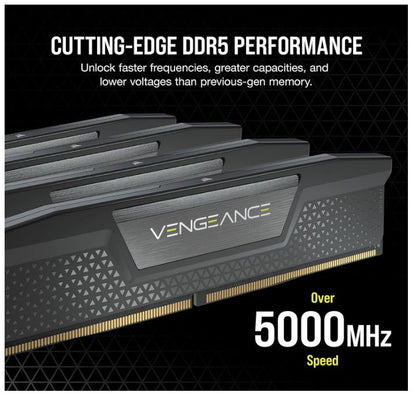 Corsair  Vengeance 96GB (2x48GB) DDR5 UDIMM 5600MHz C40 1.25V Desktop Gaming Memory Black - Image 4