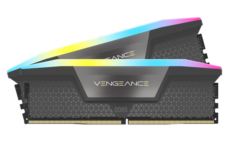 Corsair Vengeance RGB 32GB (2 x16GB) DDR5 6000 CL30-36-36-76 1.40V Intel XMP  AMD EXPO - GREY - M... - Image 2