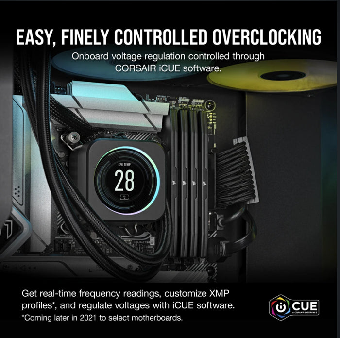 Corsair Vengeance RGB 32GB (2x16GB) DDR5 UDIMM 6000MHz CL30 1.4V Desktop Gaming Memory Black - Image 3