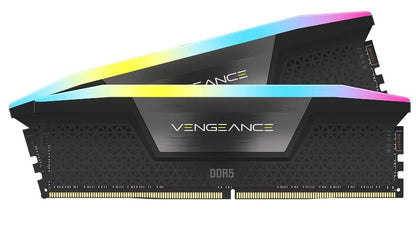 Corsair Vengeance RGB 32GB (2x16GB) DDR5 UDIMM 6200MHz C36 1.3V Desktop Gaming Memory Black - Image 2