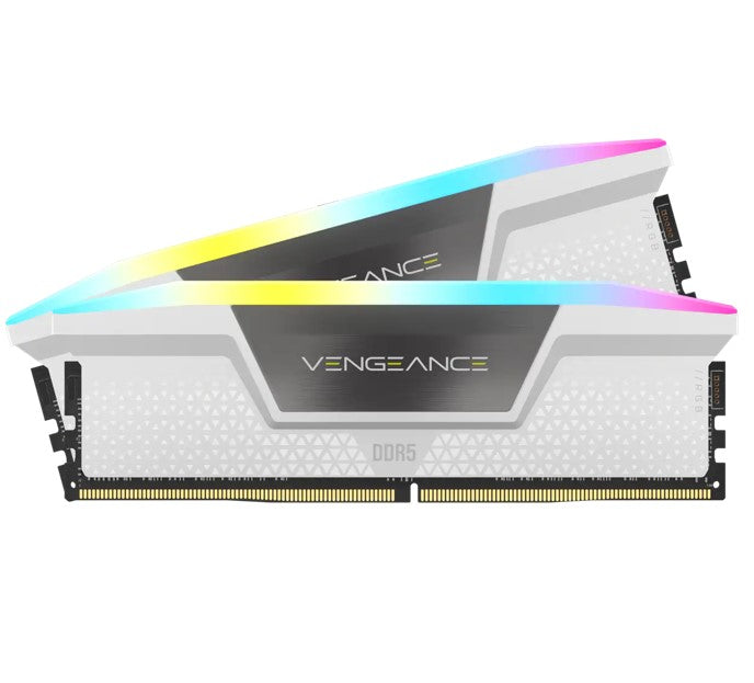 Corsair Vengeance RGB 64GB (2x32GB) DDR5 UDIMM 5200MHz C40 1.25V Desktop Gaming White - Memory - Image 3