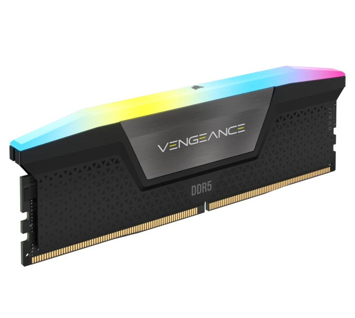 Corsair  Vengeance RGB 96GB (2x48GB) DDR5 UDIMM 5600MHz C40 1.25V Desktop Gaming Memory Black - Image 2