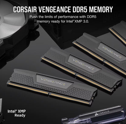 Corsair Vengeance RGB 192GB (4x48GB) DDR5 DRAM 5200MT/s CL38 Memory Kit — Black optimized for Int... - Image 3