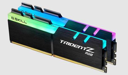 G.SKILL F4-3200C16D-64GTZR 64GB (2 x 32GB)/ DDR4 3200 MT/s/ Timings 16-18-18-38/ Voltage 1.35 V/ XMP 2.0/ TZ RGB