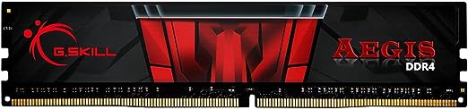 G.SKILL F4-3200C16S-8GIS 8GB (1 x 8GB)/ PC4-25600 / Aegis DDR4 3200 Mhz/ Timings 16-18-18-38/ Vol...