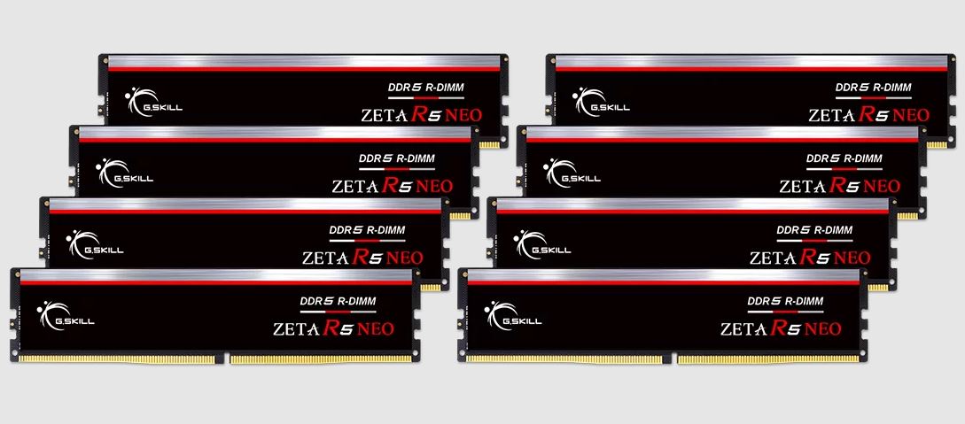 G.SKILL F5-6000R3036G32GE8-ZR5NK 256GB (8 x 32GB)/ DDR5 6000 MT/s/ Timings 30-36-36-96/ Voltage 1.4V/ EXPO/ N