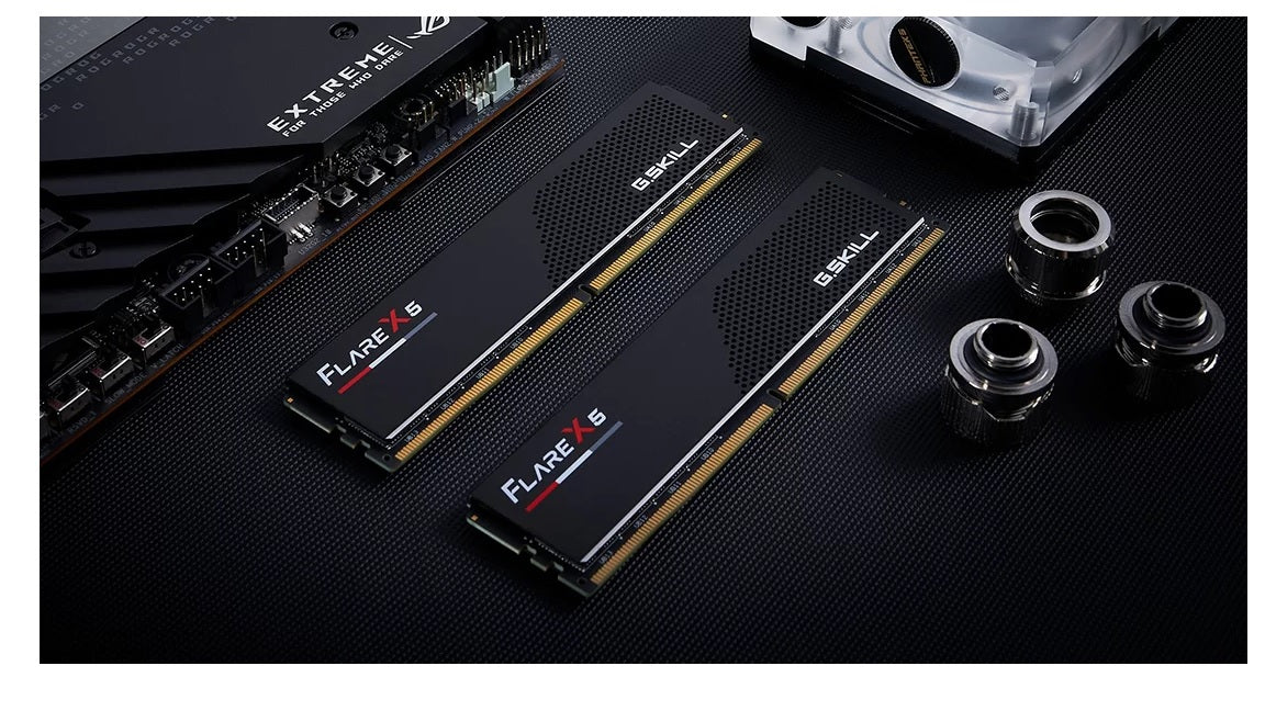 G.SKILL F5-6000J3238F16GX2-FX5 32GB (2 x 16GB)/ DDR5 6000 MT/s/ Timings 32-38-38-96/ Voltage 1.35...