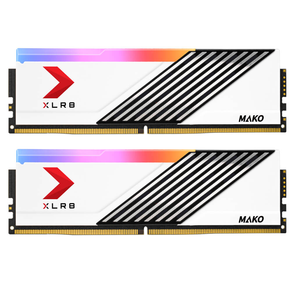 PNY MAKO RGB DDR5 6000 32GB(16Gx2) MD32GK2D5600036MXWRGB - Memory