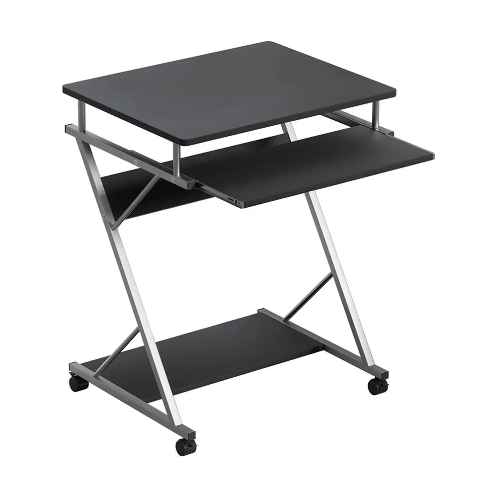Artiss Computer Desk Keyboard Tray Shelf Black 60CM - Image 8