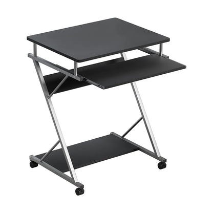 Artiss Computer Desk Keyboard Tray Shelf Black 60CM - Image 8