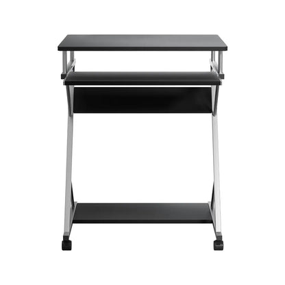Artiss Computer Desk Keyboard Tray Shelf Black 60CM - Image 3
