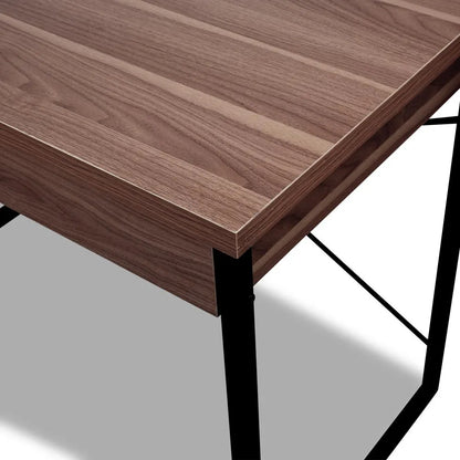 Artiss Computer Desk Drawer Storage Walnut 100CM - Image 7