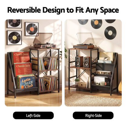 Artiss Record Player Stand with 3-Tier Vinyl Record Storage Turntable Stand - Image 8