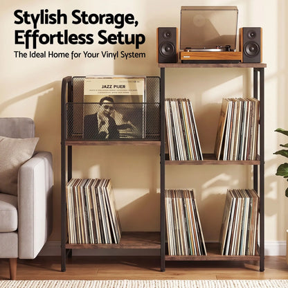 Artiss Record Player Stand with Vinyl Record Storage Turntable Stand - Image 6