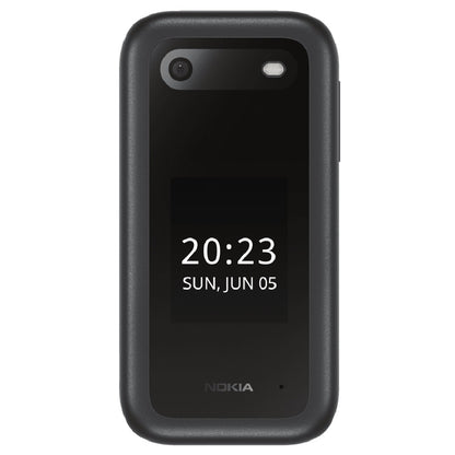Nokia 2660 Flip 4G 128MB - Black (1GF012HPA1A01)*AU STOCK*, 2.8', 48MB/128MB, 0.3MP, Dual SIM, 1450mAh Removable, 2 Years Warranty