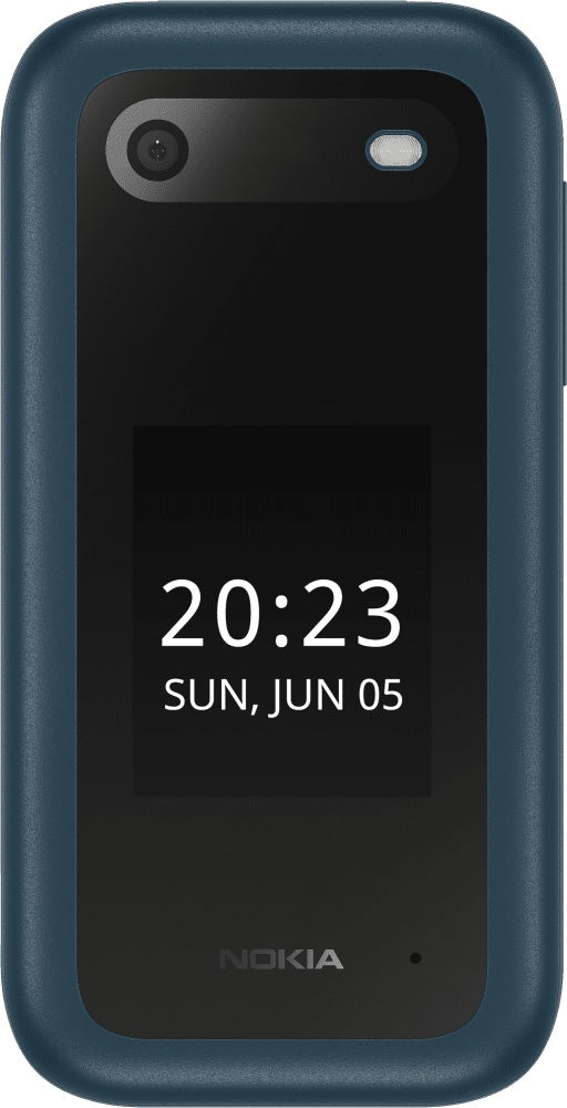Nokia 2660 Flip 4G 128MB - Blue (1GF012HPG1A02)*AU STOCK*, 2.8', 48MB/128MB, 0.3MP, Dual SIM, 1450mAh Removable, 2 Years Warranty