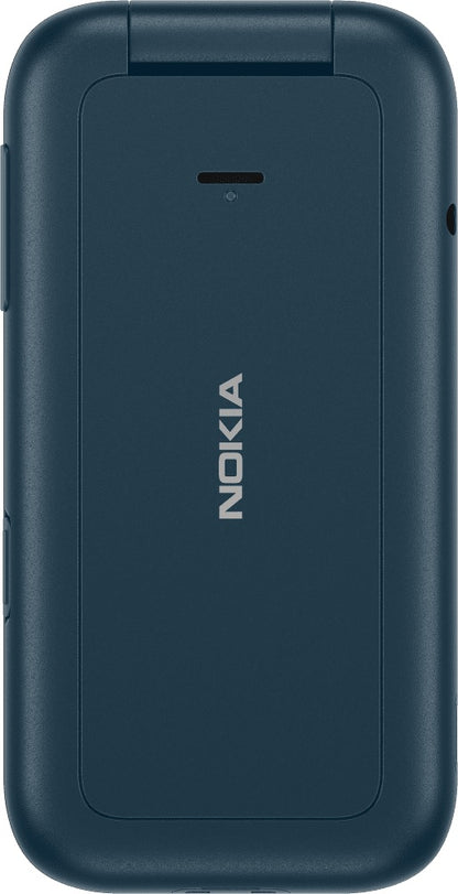 Nokia 2660 Flip 4G 128MB - Blue (1GF012HPG1A02)*AU STOCK*, 2.8', 48MB/128MB, 0.3MP, Dual SIM, 1450mAh Removable, 2 Years Warranty