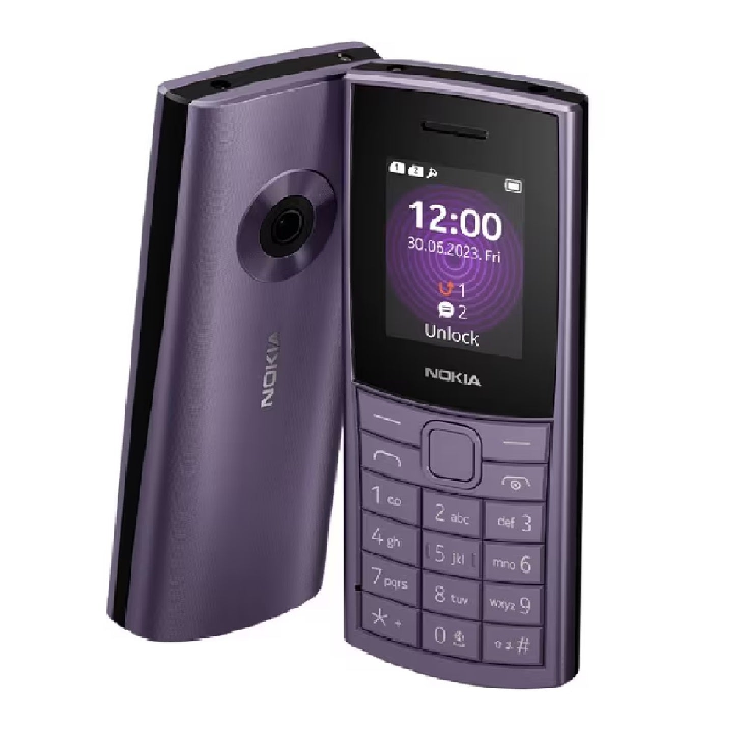 Nokia 110 4G 128MB - Arctic Purple (1GF018NPF1L01) *AU STOCK*, 1.8', 48MB/128MB, Dual SIM, 1450mA... - Image 2