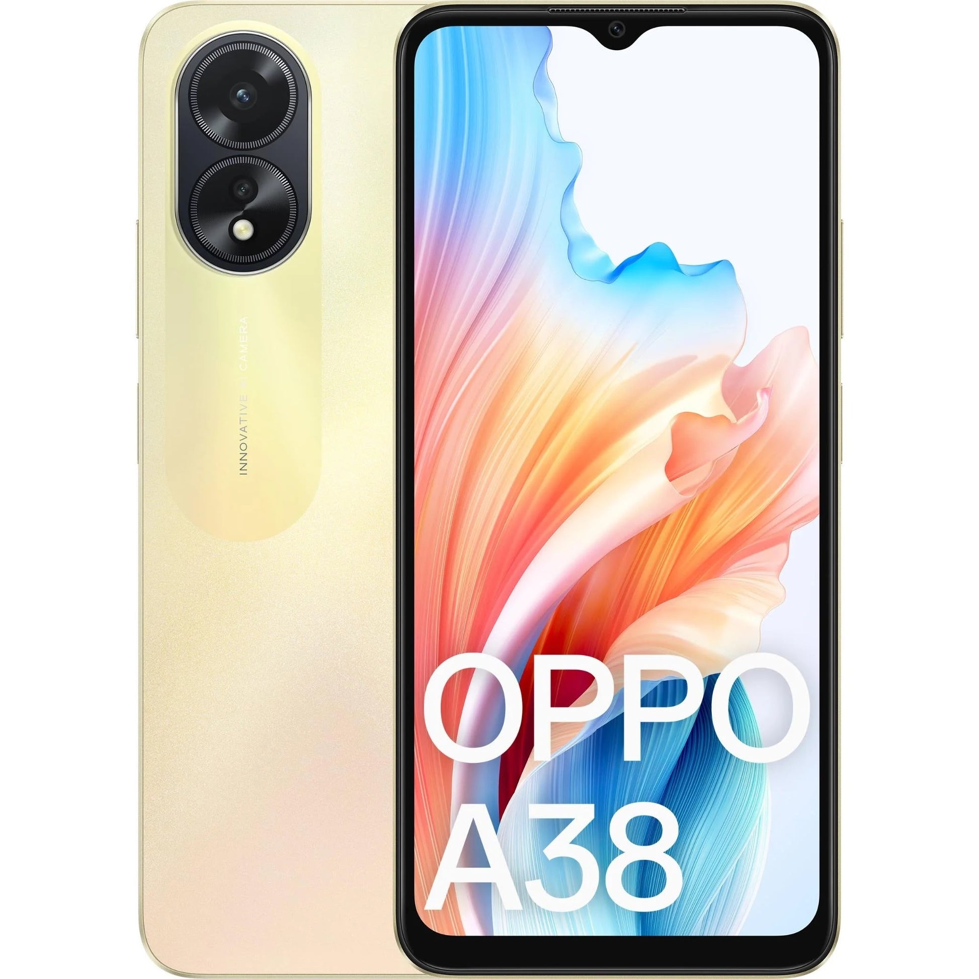 OPPO A38 4G 128GB - Glowing Gold (CPH2579AU Gold)*AU STOCK*, 6.56', HD+, 90Hz, 4GB/128GB, 50MP/5M...