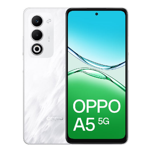 OPPO A5 5G 128GB - Mist White (CPH2735AU White)*AU STOCK*, 6.67', HD+, 120Hz, 4GB/128GB, 50MP/8MP...