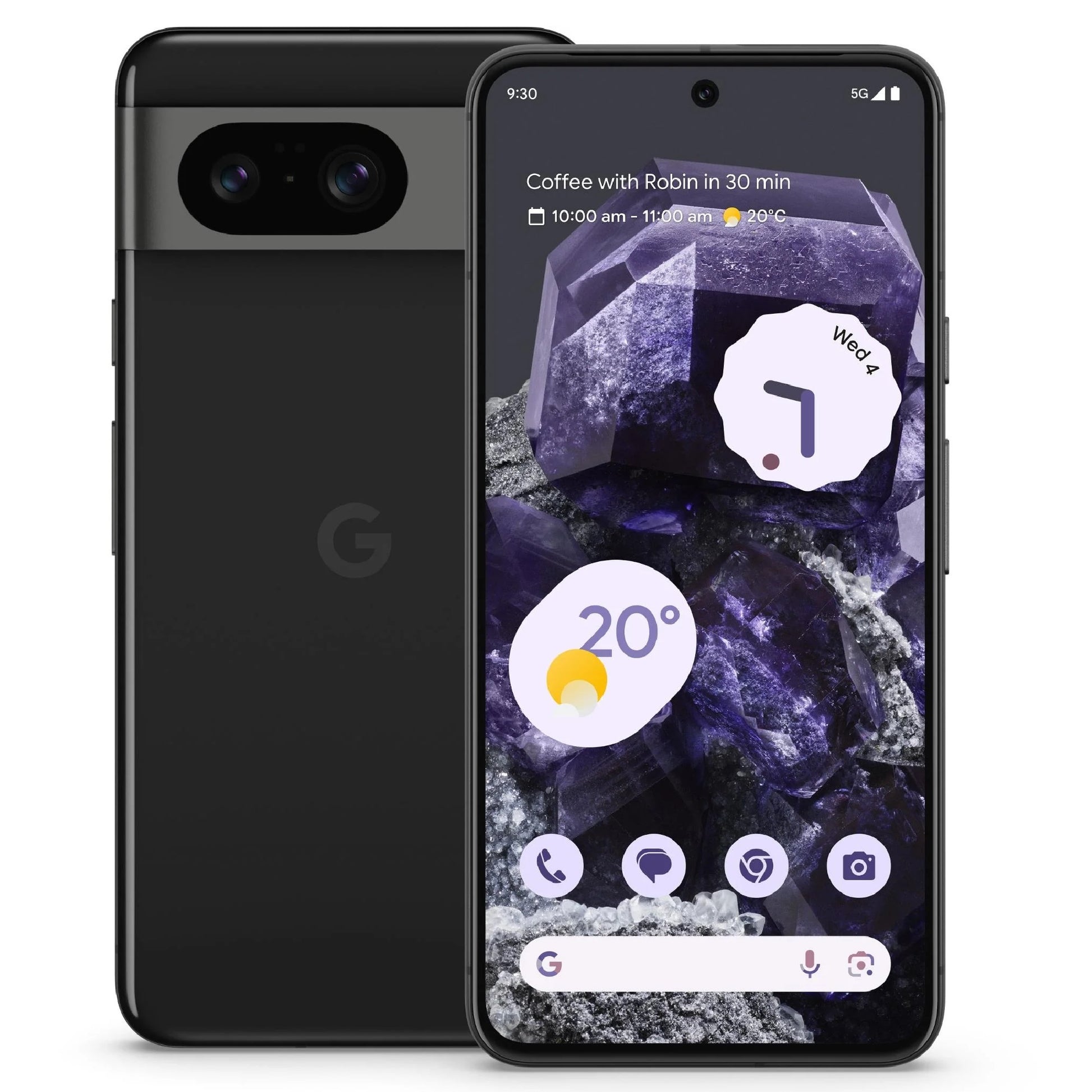 Google Pixel 8 5G 256GB - Obsidian (GA04833-AU)*AU STOCK*, 6.2',OLED, 120Hz, 8GB/256GB, 50MP/10.5...