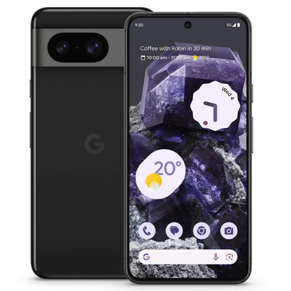 Google Pixel 8 5G 256GB - Obsidian (GA04833-AU)*AU STOCK*, 6.2',OLED, 120Hz, 8GB/256GB, 50MP/10.5...