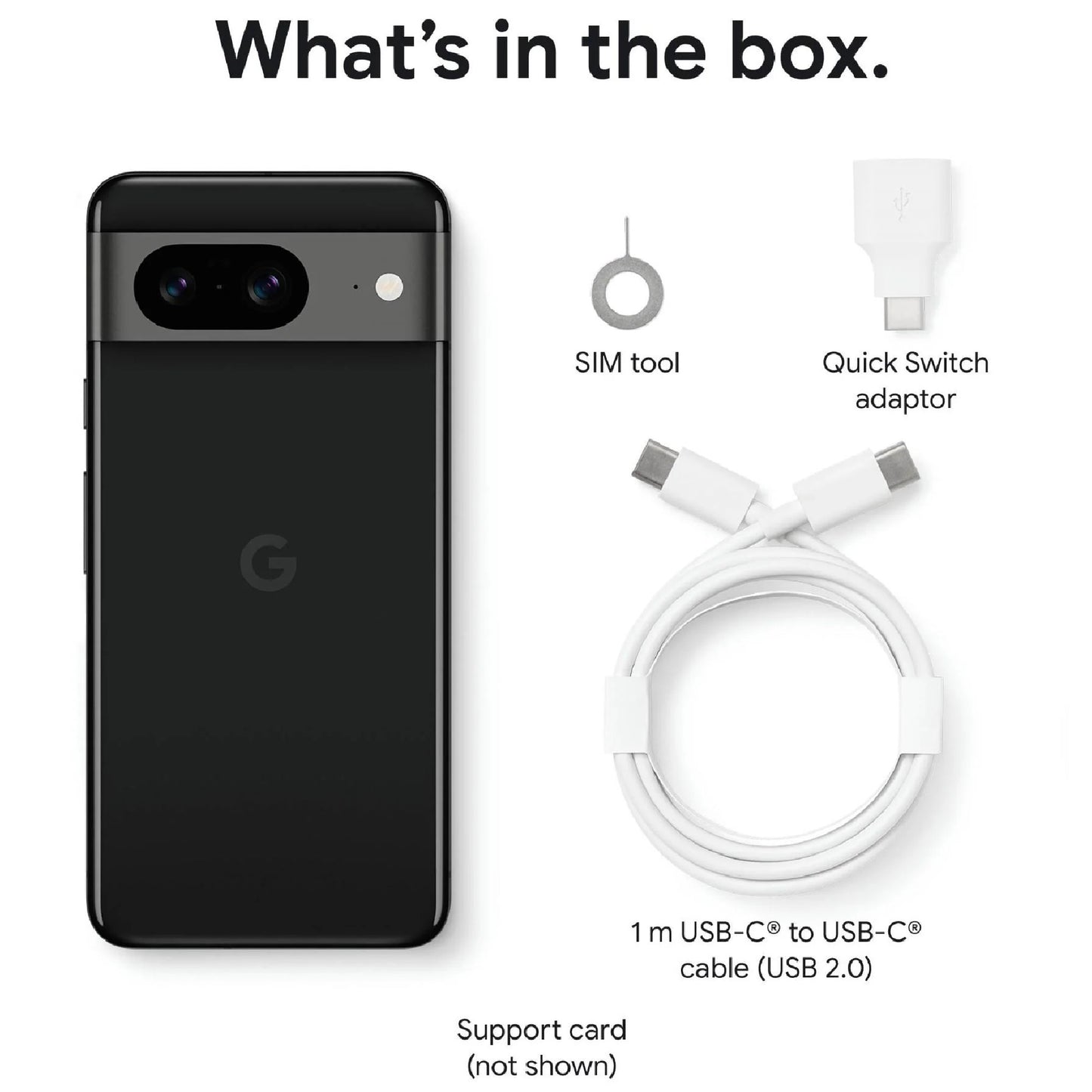 Google Pixel 8 5G 256GB - Obsidian (GA04833-AU)*AU STOCK*, 6.2',OLED, 120Hz, 8GB/256GB, 50MP/10.5... - Image 4