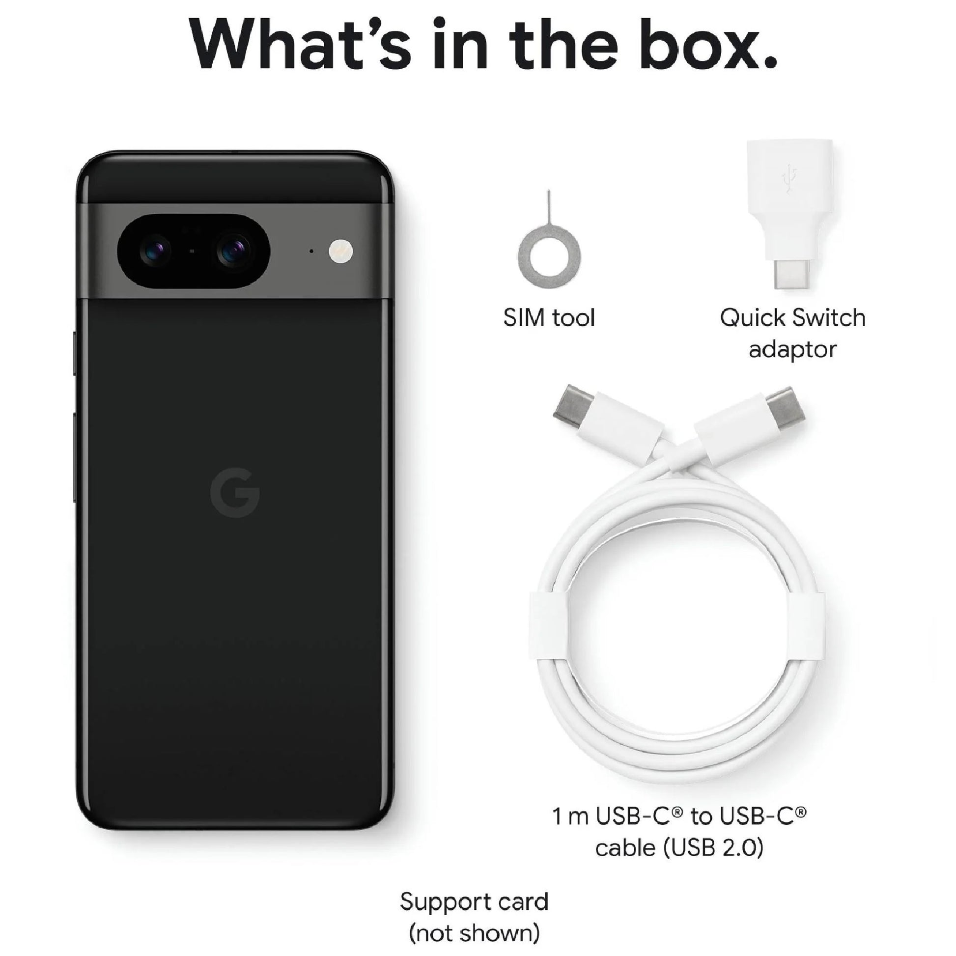 Google Pixel 8 5G 256GB - Obsidian (GA04833-AU)*AU STOCK*, 6.2',OLED, 120Hz, 8GB/256GB, 50MP/10.5... - Image 4