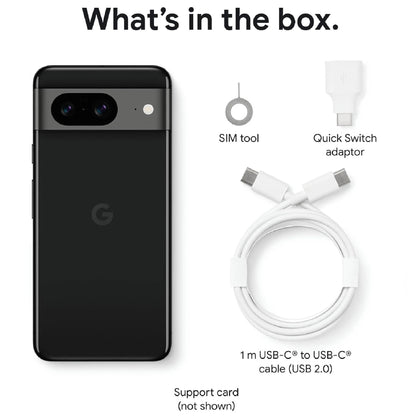 Google Pixel 8 5G 256GB - Obsidian (GA04833-AU)*AU STOCK*, 6.2',OLED, 120Hz, 8GB/256GB, 50MP/10.5... - Image 4